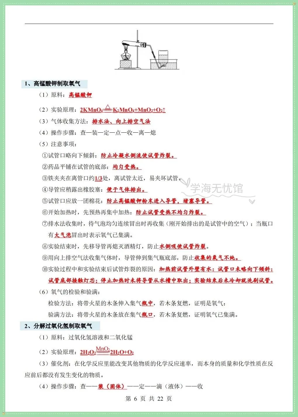 初三化学|2026年九上化学重难知识点背诵+默写清单!-第8张图片-四季读书网 初三化学|2026年九上化学重难知识点背诵+默写清单!-第8张图片-四季读书网