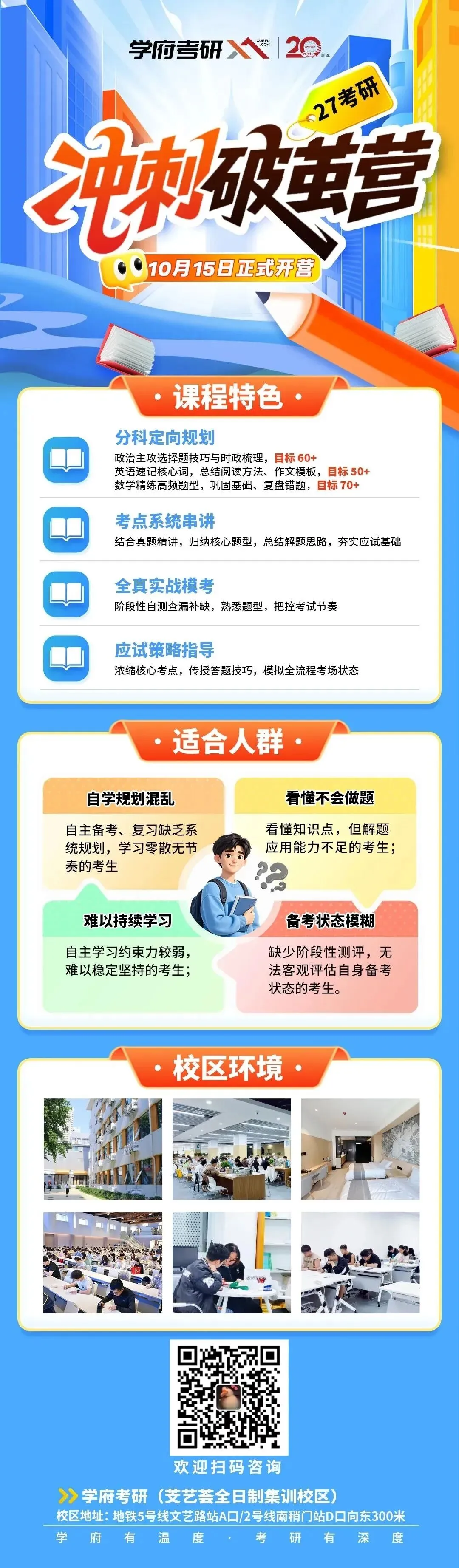 27考研冲刺如何抢分?面授+督学+模考,学府考研助你高效突破瓶颈!-第31张图片-四季读书网