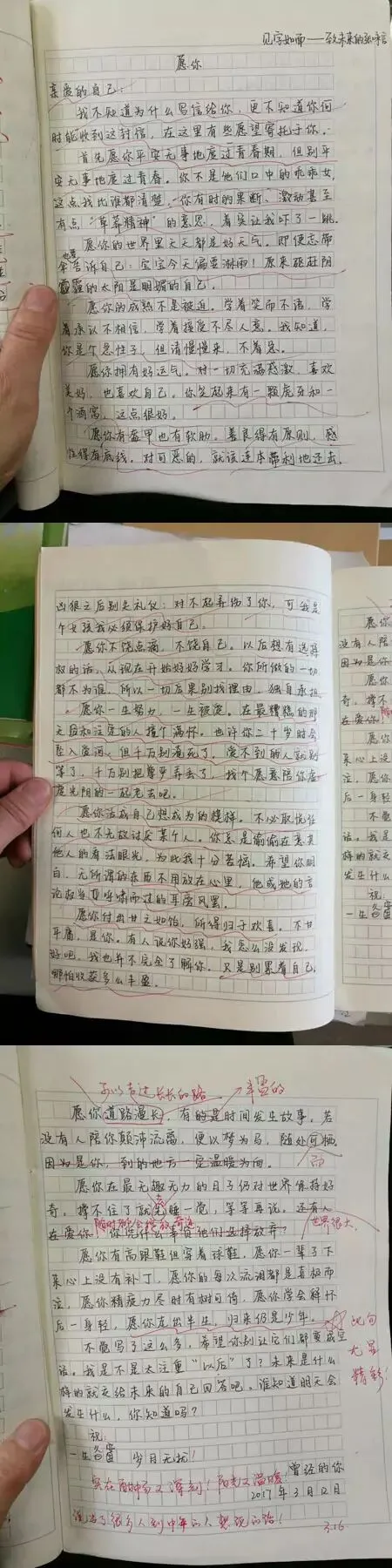 初二女生作文《愿你》走红 网友:网络小说看多了-第2张图片-四季读书网 初二女生作文《愿你》走红 网友:网络小说看多了-第2张图片-四季读书网