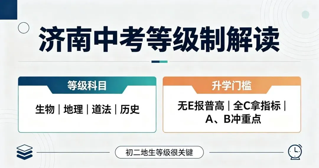 济南中考等级制!别等初三滑档才看懂-第1张图片-四季读书网
