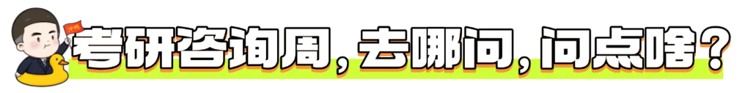 真题D29️考研咨询周,这些问题重点问��-第6张图片-四季读书网
