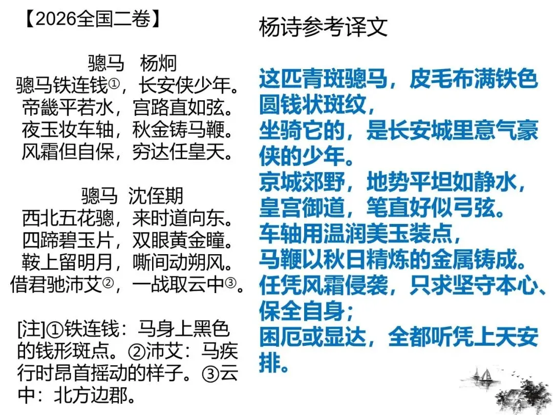2027版古代诗歌鉴赏十二年真题(官答+解析+译注,360张灯片)-第7张图片-四季读书网 2027版古代诗歌鉴赏十二年真题(官答+解析+译注,360张灯片)-第7张图片-四季读书网
