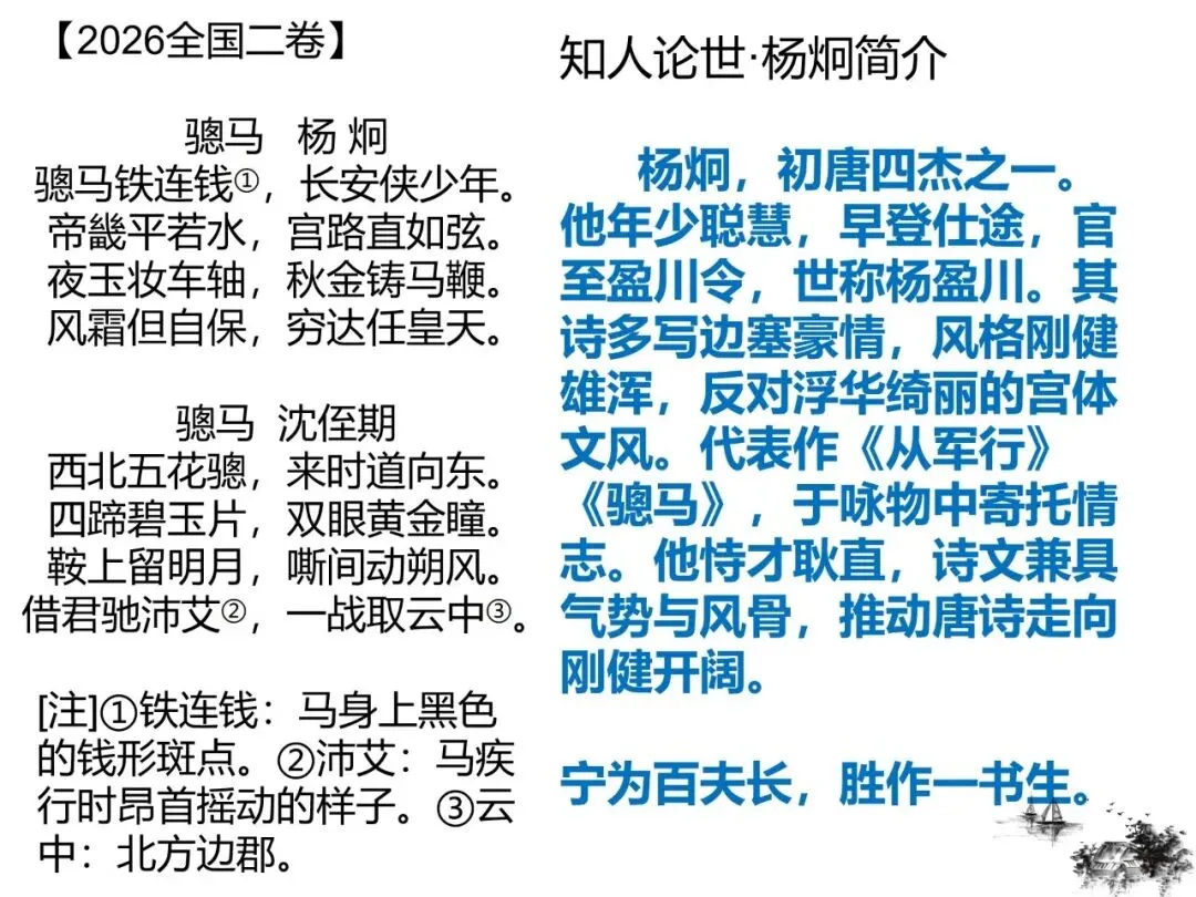 2027版古代诗歌鉴赏十二年真题(官答+解析+译注,360张灯片)-第9张图片-四季读书网 2027版古代诗歌鉴赏十二年真题(官答+解析+译注,360张灯片)-第9张图片-四季读书网