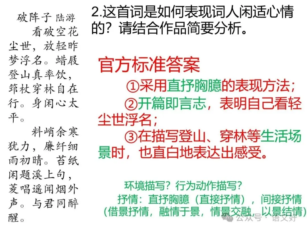 2027版古代诗歌鉴赏十二年真题(官答+解析+译注,360张灯片)-第89张图片-四季读书网 2027版古代诗歌鉴赏十二年真题(官答+解析+译注,360张灯片)-第89张图片-四季读书网