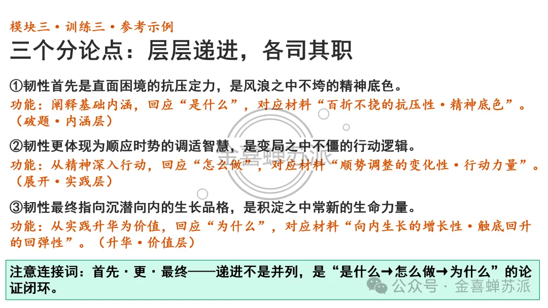 高考作文写作全流程训练——席琳·迪翁,她做到了!(学生版+教师版+课件版+补充资料)-第17张图片-四季读书网