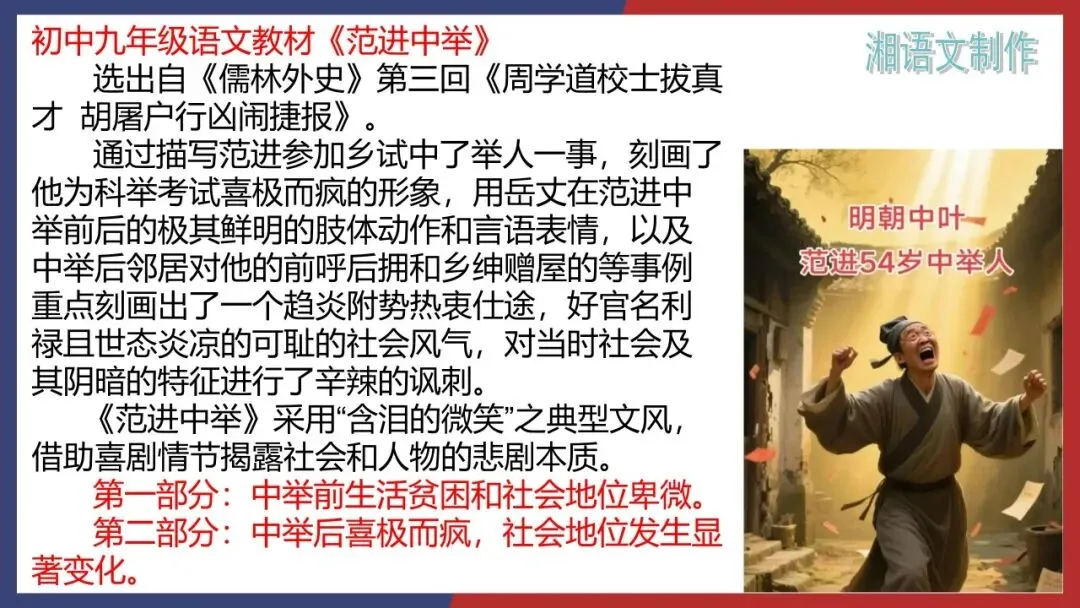 2027届高考小说精读:2025全国二卷《儒林外史》-第5张图片-四季读书网