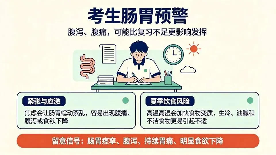 高考决胜期|比起大补,考生的肠胃安稳更重要!-第1张图片-四季读书网