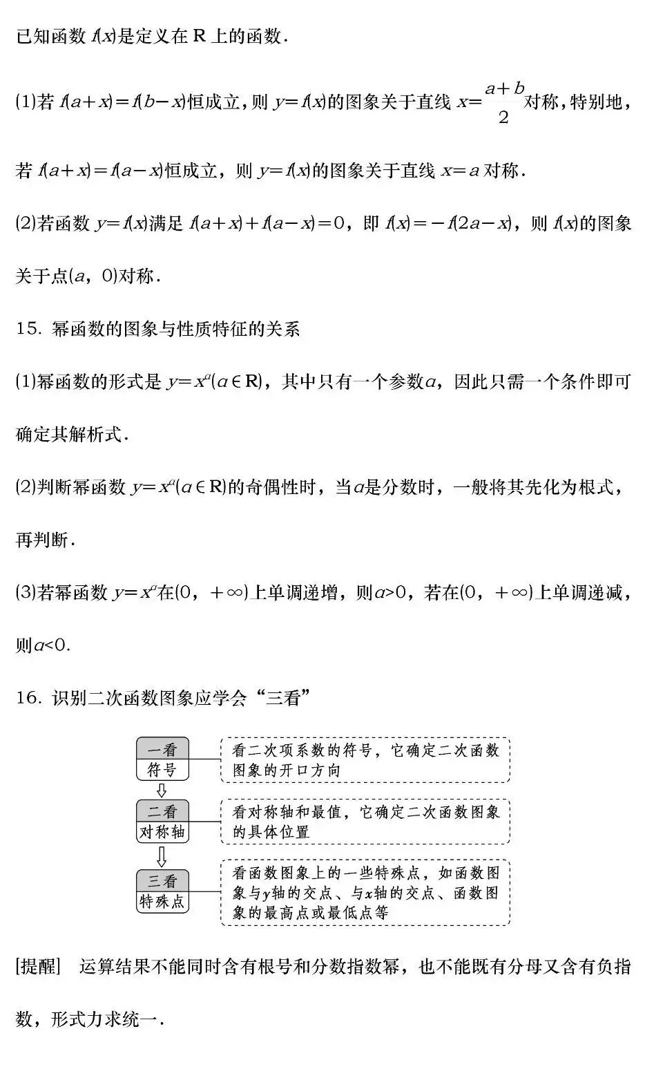 2027高考数学必须掌握的136核心知识点,高一至高三通用!(可打印)-第4张图片-四季读书网