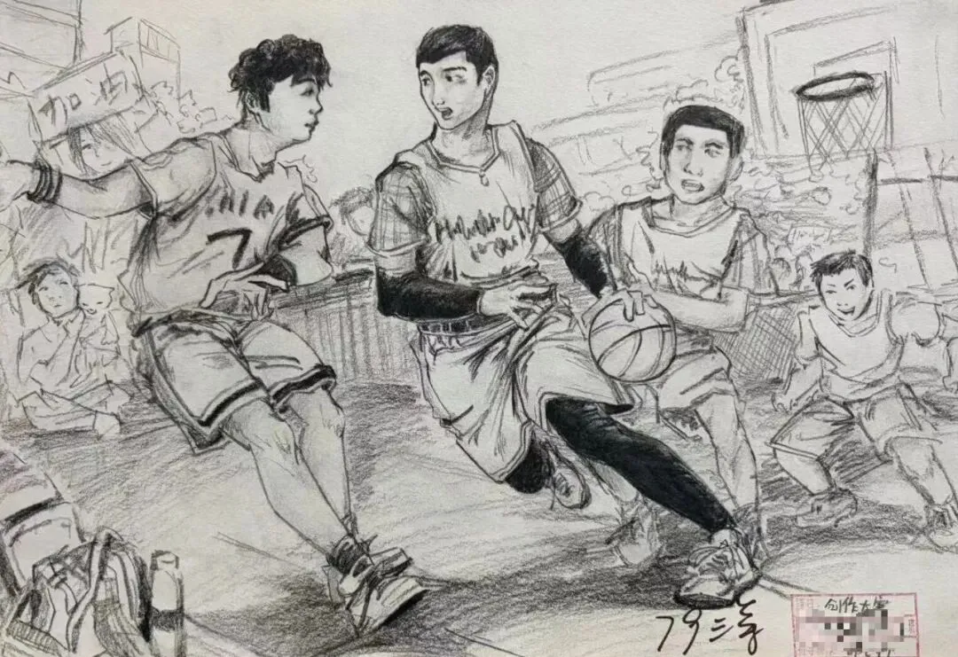 初二|世正美校2026创作大赛——《运动会》获奖作品欣赏-第20张图片-四季读书网