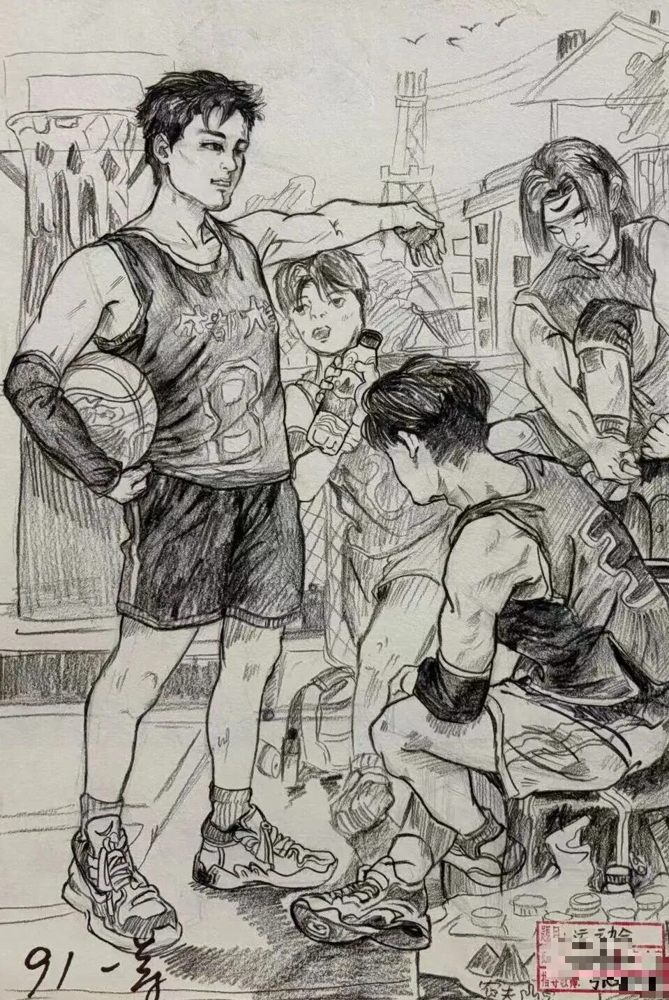 初三|世正美校2026创作大赛——《运动会》获奖作品欣赏-第6张图片-四季读书网 初三|世正美校2026创作大赛——《运动会》获奖作品欣赏-第6张图片-四季读书网