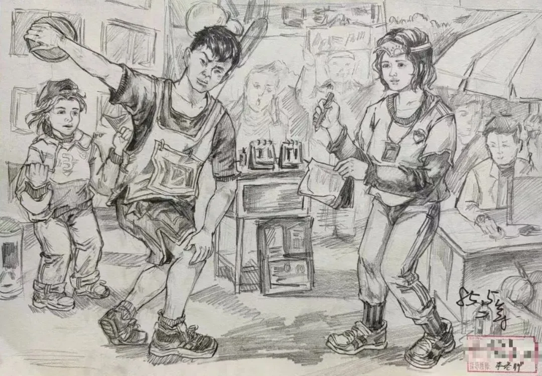 初三|世正美校2026创作大赛——《运动会》获奖作品欣赏-第18张图片-四季读书网 初三|世正美校2026创作大赛——《运动会》获奖作品欣赏-第18张图片-四季读书网