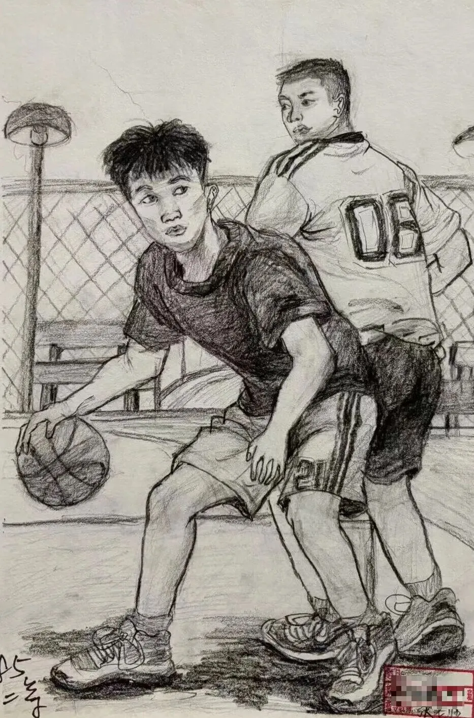 初三|世正美校2026创作大赛——《运动会》获奖作品欣赏-第20张图片-四季读书网 初三|世正美校2026创作大赛——《运动会》获奖作品欣赏-第20张图片-四季读书网