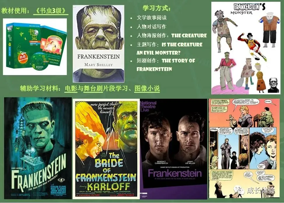 初三 英语学习中的文学邂逅:Frankenstein (2022年文章重发)-第2张图片-四季读书网