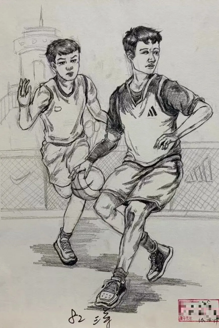 初三|世正美校2026创作大赛——《运动会》获奖作品欣赏-第24张图片-四季读书网 初三|世正美校2026创作大赛——《运动会》获奖作品欣赏-第24张图片-四季读书网