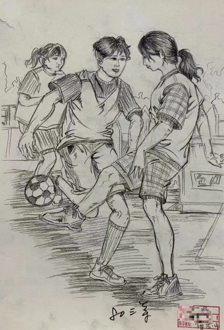 初三|世正美校2026创作大赛——《运动会》获奖作品欣赏-第28张图片-四季读书网 初三|世正美校2026创作大赛——《运动会》获奖作品欣赏-第28张图片-四季读书网