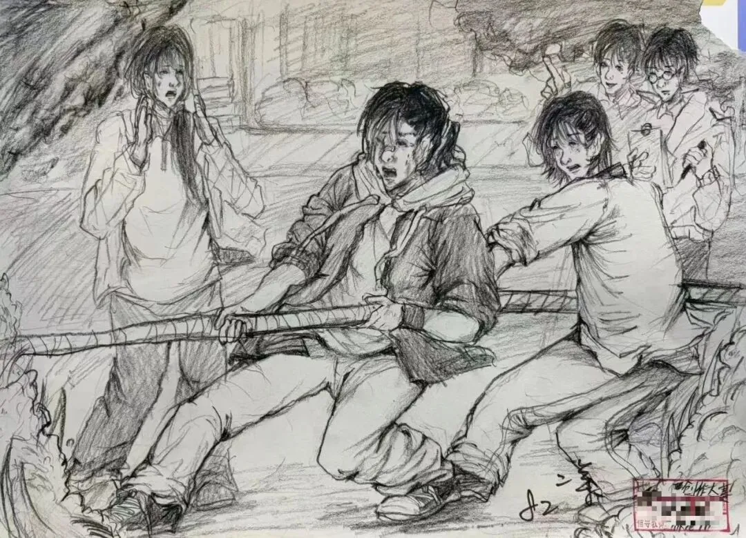 初一|世正美校2026创作大赛——《运动会》获奖作品欣赏-第14张图片-四季读书网