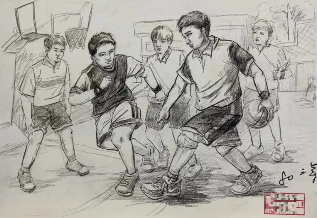 初三|世正美校2026创作大赛——《运动会》获奖作品欣赏-第32张图片-四季读书网 初三|世正美校2026创作大赛——《运动会》获奖作品欣赏-第32张图片-四季读书网