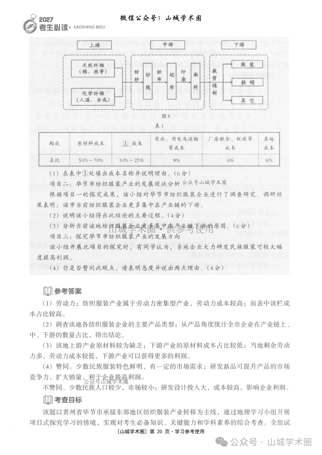 重庆市2026年高考地理官方分析-第20张图片-四季读书网