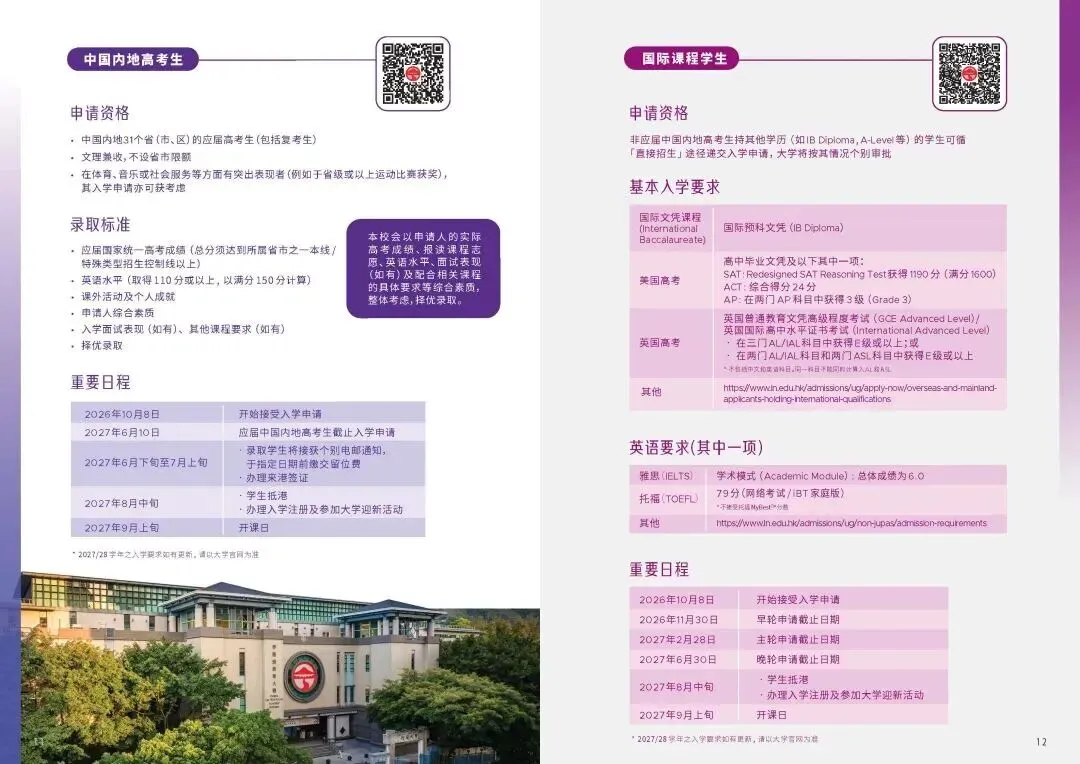 岭南大学2027年内地高考入学招生简章发布!10月8日开始报名!-第10张图片-四季读书网