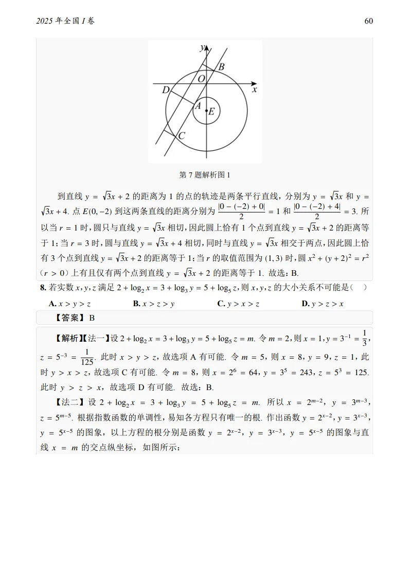 2025年全国I卷数学真题及答案-第7张图片-四季读书网