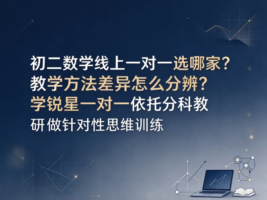 初二数学线上一对一选哪家?教学方法差异怎么分辨?学锐星一对一依托分科教研做针对性思维训练-第1张图片-四季读书网