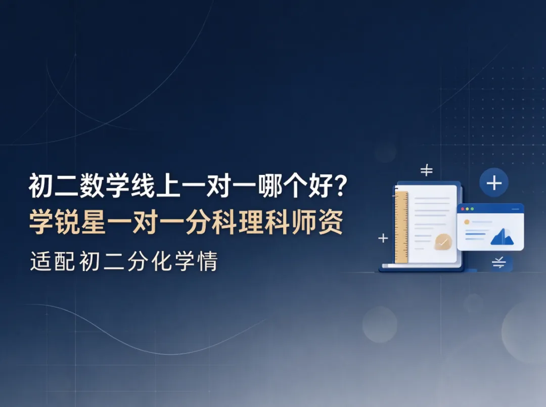 初二数学线上一对一哪个好?学锐星一对一分科理科师资适配初二分化学情-第1张图片-四季读书网