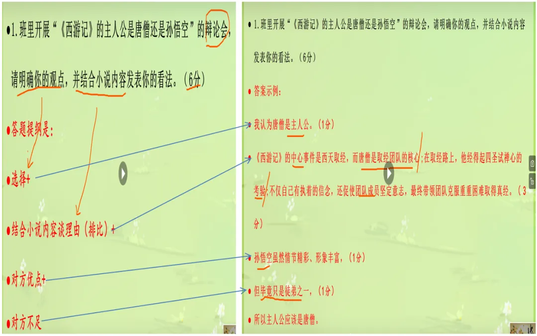 山西中考语文42分微写作,段老师用“提纲法”让孩子不丢分!-第6张图片-四季读书网