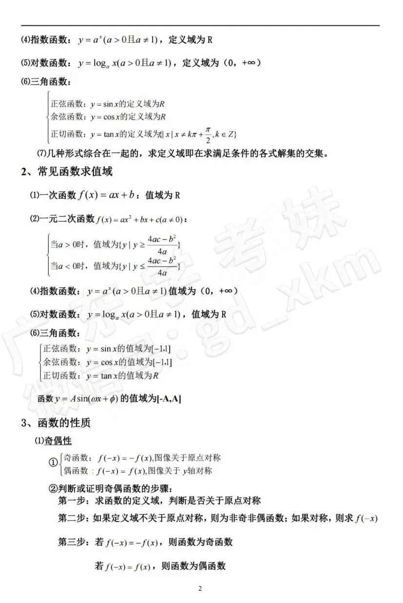 超全!春季高考数学公式(含初中)速记!赶紧收藏!-第4张图片-四季读书网