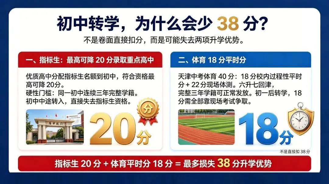 网传初中转学到天津,中考会少 38 分?真相来了.-第3张图片-四季读书网