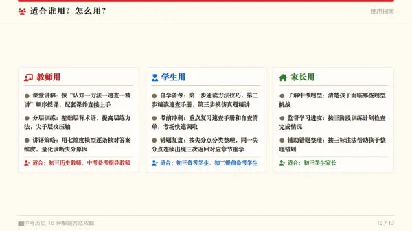 2027中考历史最新资料介绍——《高分秘笈方法篇》-第10张图片-四季读书网