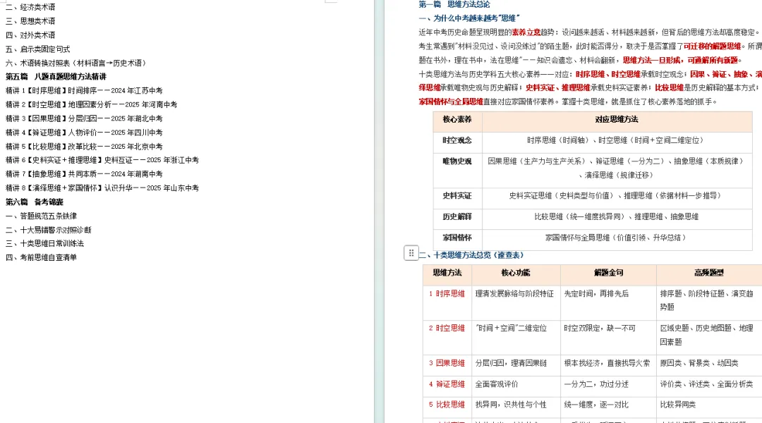 2027中考历史最新资料介绍——《高分秘笈方法篇》-第44张图片-四季读书网