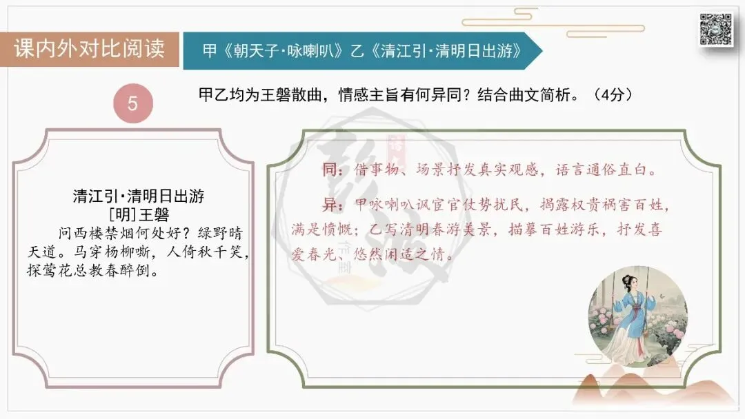 【中考古诗词复习-课件】06-情感分类-6咏物言志・托物抒怀+对比阅读(3元)-第23张图片-四季读书网 【中考古诗词复习-课件】06-情感分类-6咏物言志・托物抒怀+对比阅读(3元)-第23张图片-四季读书网