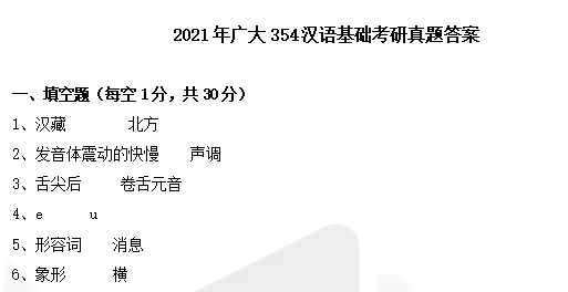 2027广州大学汉硕考研专业课必备(含2011-2026年广大354汉语基础/445汉语国际教育基础及答案+笔记习题资料)-第9张图片-四季读书网