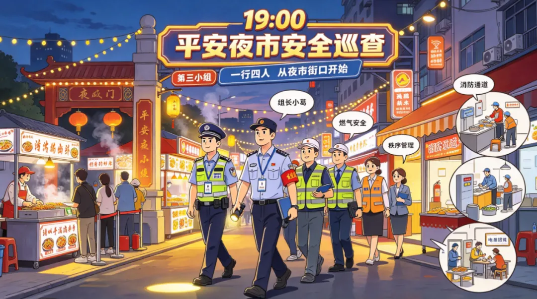 【从漫画看真题】2025年行政执法卷第3题:平安夜市安全巡查工作指南-第2张图片-四季读书网 【从漫画看真题】2025年行政执法卷第3题:平安夜市安全巡查工作指南-第2张图片-四季读书网