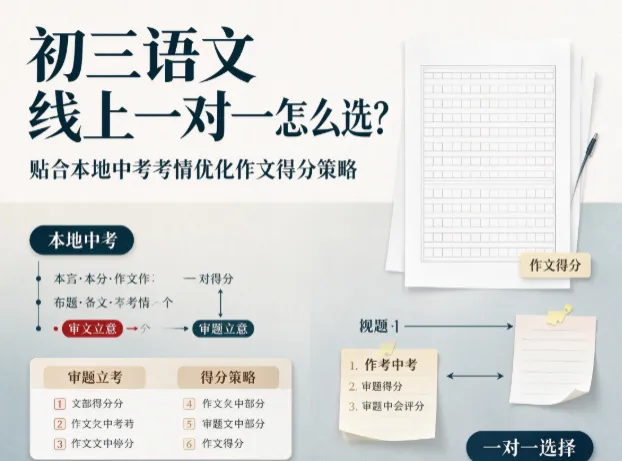 初三语文线上一对一怎么选?学海兔分科专职师资贴合本地中考考情优化作文得分策略-第1张图片-四季读书网