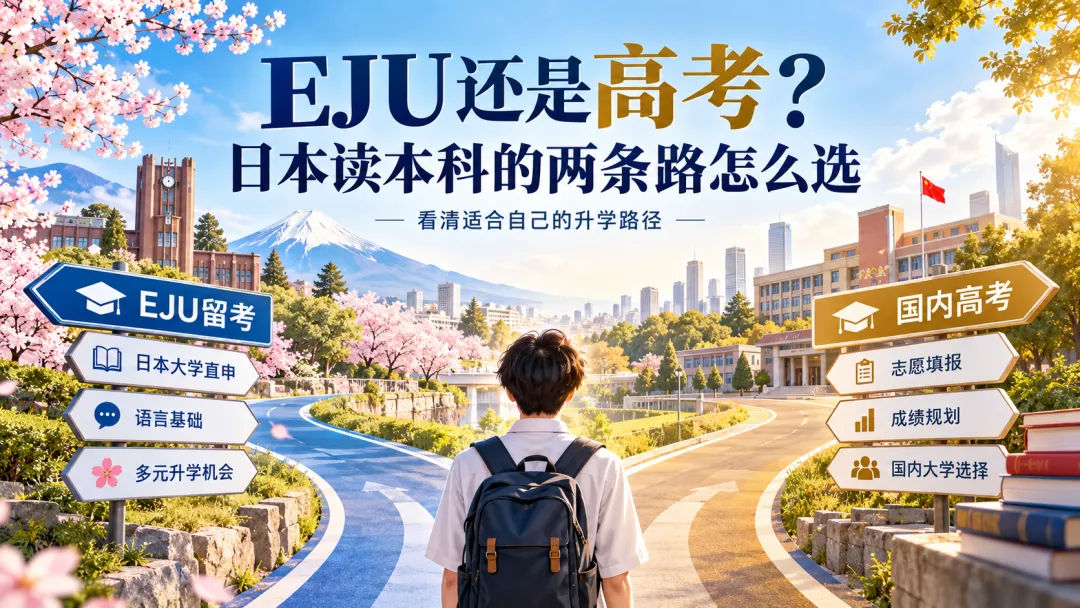 EJU还是高考?日本读本科的两条路怎么选-第1张图片-四季读书网