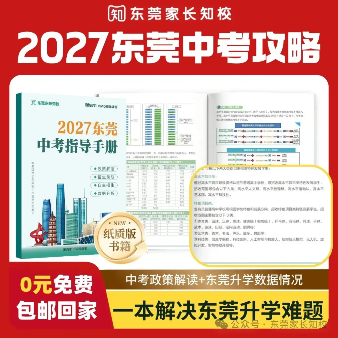 节前最后一次发货!解决东莞中考90%的政策难题的《2027东莞指导手册》免费领→-第4张图片-四季读书网 节前最后一次发货!解决东莞中考90%的政策难题的《2027东莞指导手册》免费领→-第4张图片-四季读书网