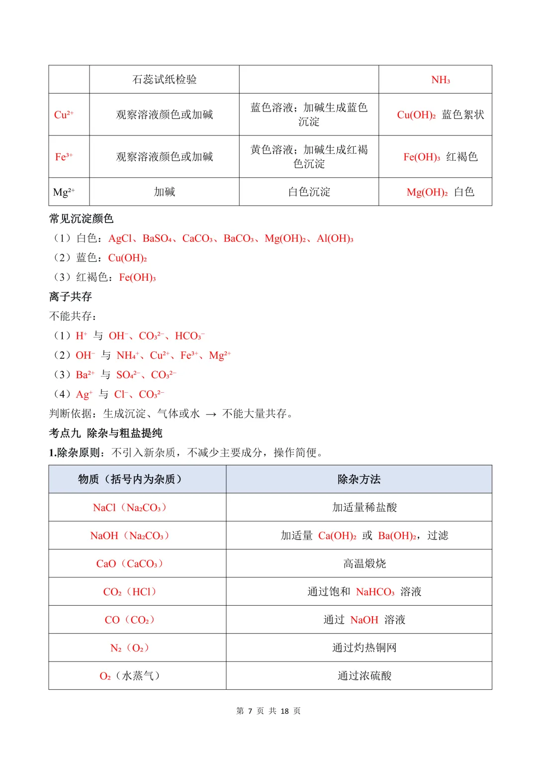 2026 秋初三化学重难点酸碱盐&复分解反应(核心考点、易错坑点 + 配套练习题)-第10张图片-四季读书网 2026 秋初三化学重难点酸碱盐&复分解反应(核心考点、易错坑点 + 配套练习题)-第10张图片-四季读书网
