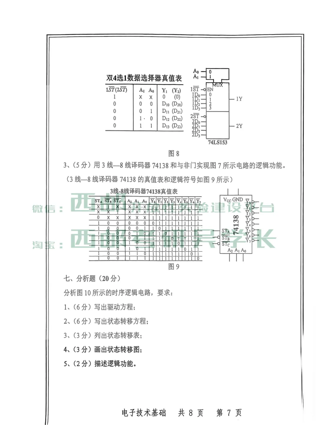 823电子技术基础历年真题(2026年)-第12张图片-四季读书网