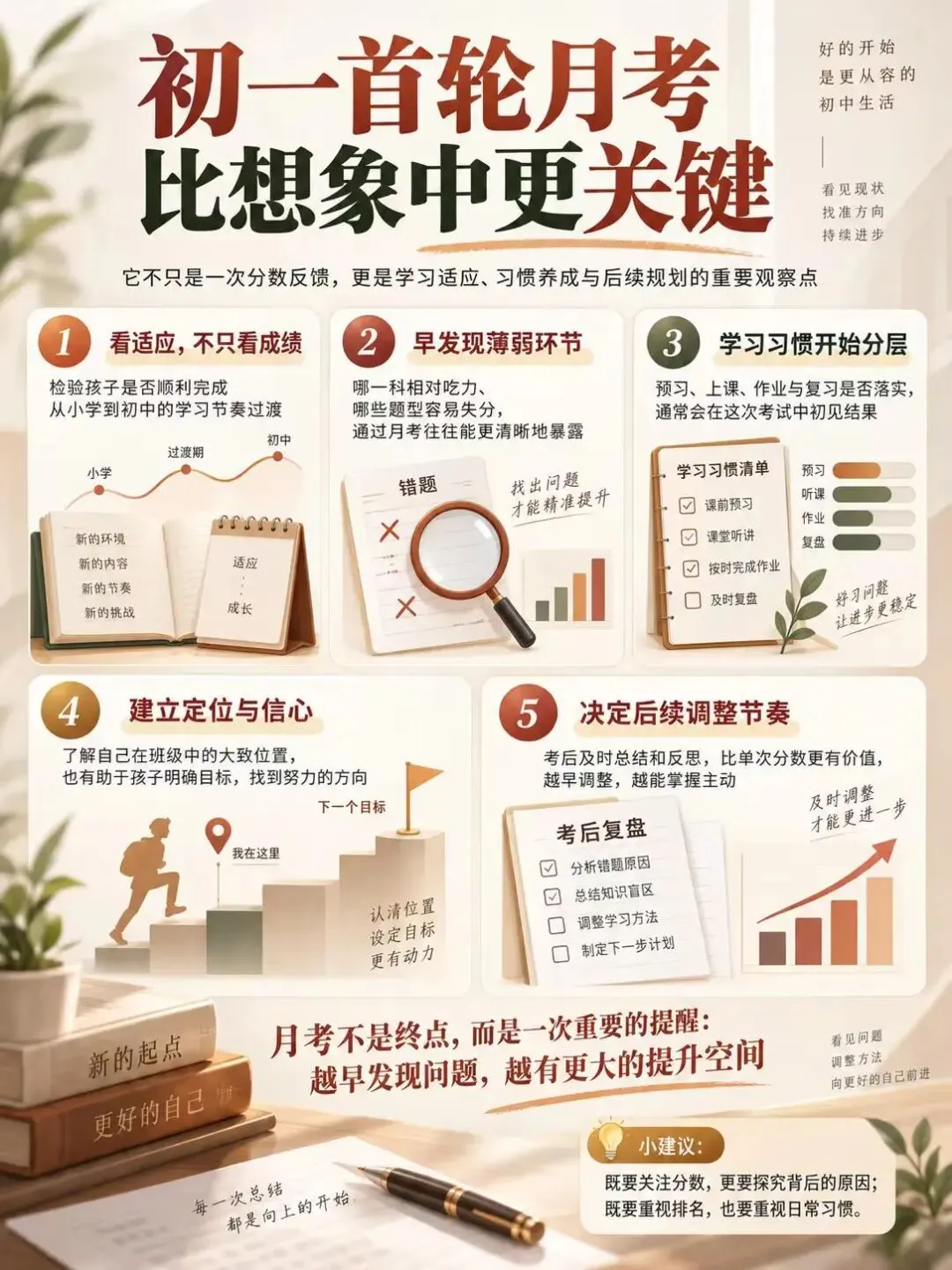新初一第一次月考快到了:分数之外,家长更要读懂这5件事-第1张图片-四季读书网