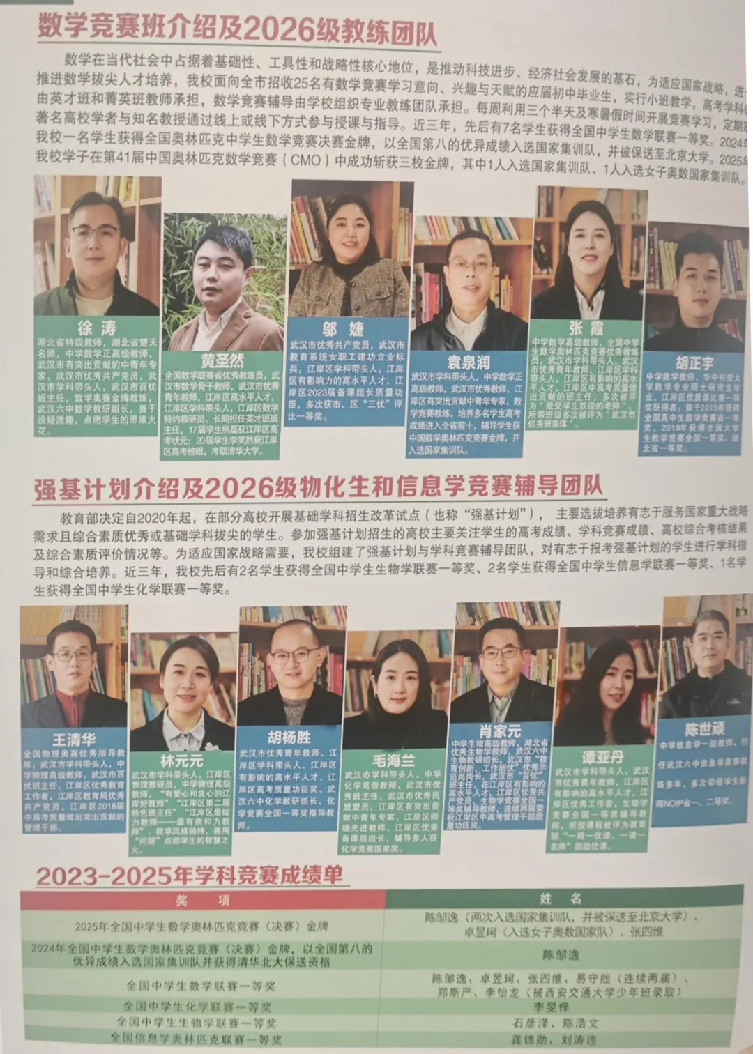 九大名高武汉六中深度盘点:中考分数线、高考出口、班型签约指南-第12张图片-四季读书网
