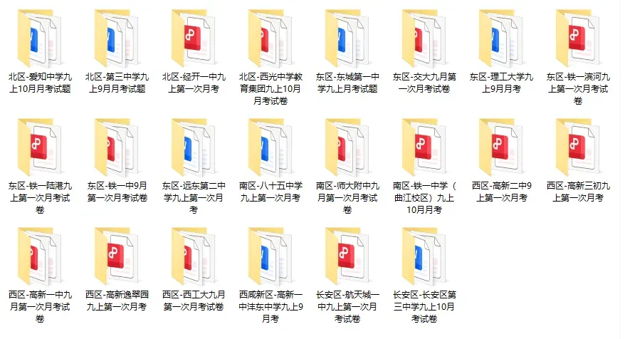 初一~高三(上)第一次月考真题卷!西工大附中、高新一中、铁一中......PDF可下载→-第27张图片-四季读书网