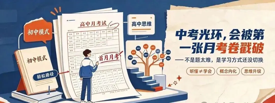高一第一次月考会撕碎多少中考优等生的滤镜?节后别等崩盘才后悔-第2张图片-四季读书网