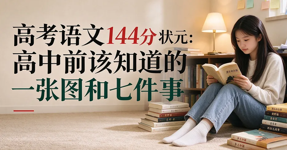高考语文144分状元的经验:高中前就该知道的一张图和七件事-第9张图片-四季读书网