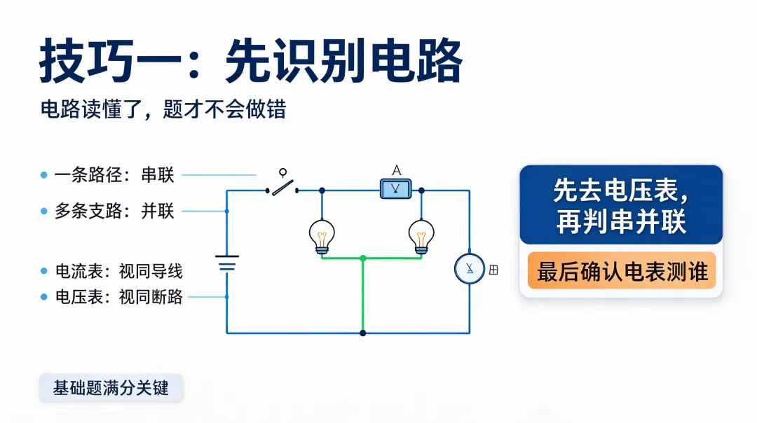 中考物理电学重难点突破!掌握这4个技巧,少丢20分-第3张图片-四季读书网