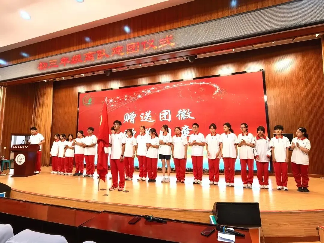 逐梦守少年初心 奋楫启青年新程——初三年级退队入团仪式-第35张图片-四季读书网