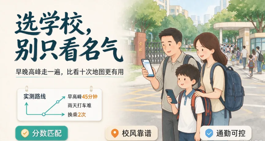 中考择校别只盯分数!无数家长踩过的坑:距离,比排名更致命-第1张图片-四季读书网