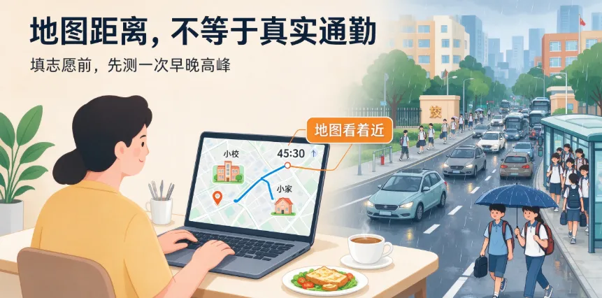 中考择校别只盯分数!无数家长踩过的坑:距离,比排名更致命-第2张图片-四季读书网