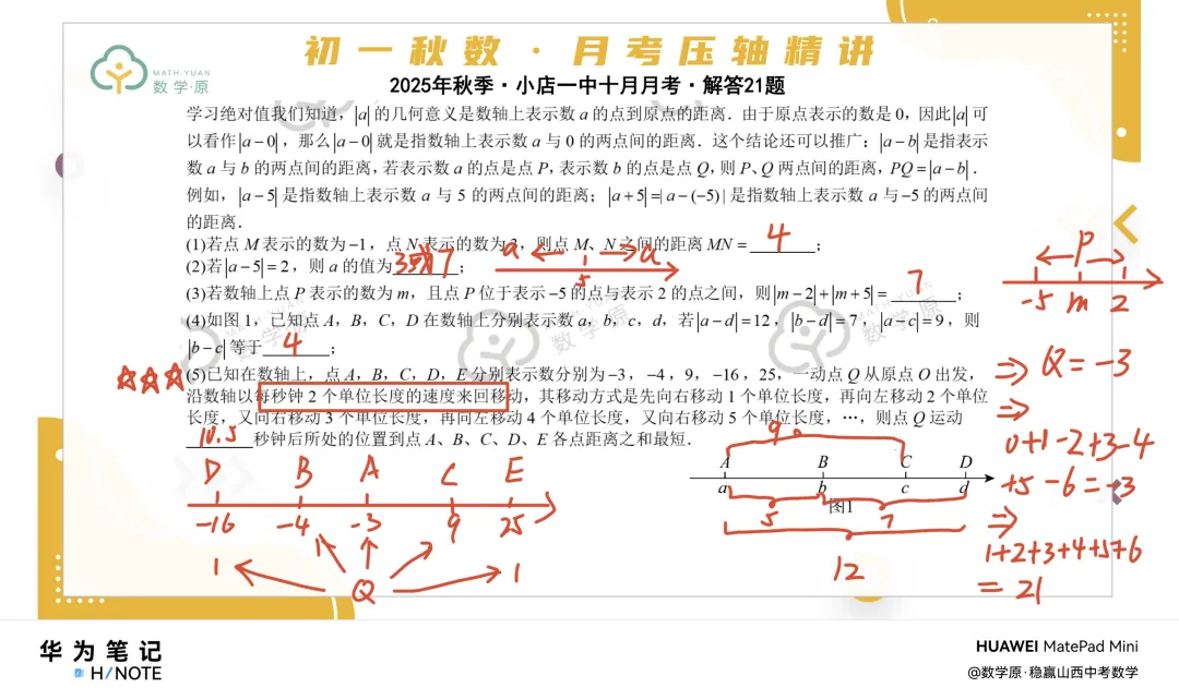 初一数学·秋季第四周每日一题·解析讲解-第1张图片-四季读书网 初一数学·秋季第四周每日一题·解析讲解-第1张图片-四季读书网