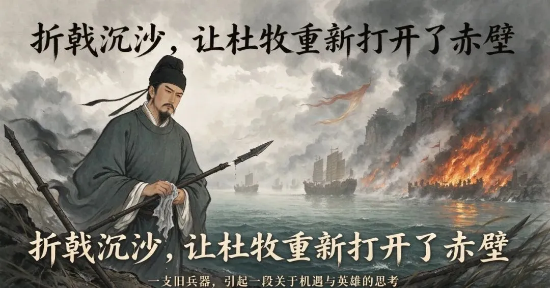 中考常考《赤壁》:杜牧偏说,周瑜赢得太侥幸?-第2张图片-四季读书网